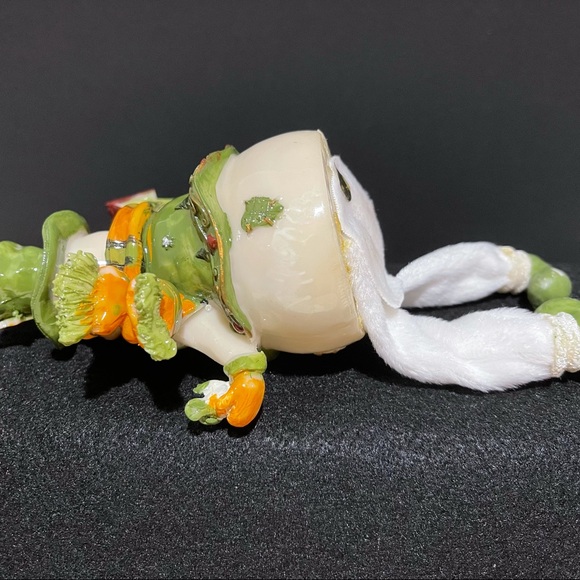 Cheerful Sitting Snowman Figure Holiday Decor - Picture 4 of 7